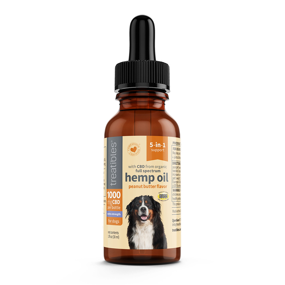 25934-01 1000 mg PB Oil Dropper - Canine_Front