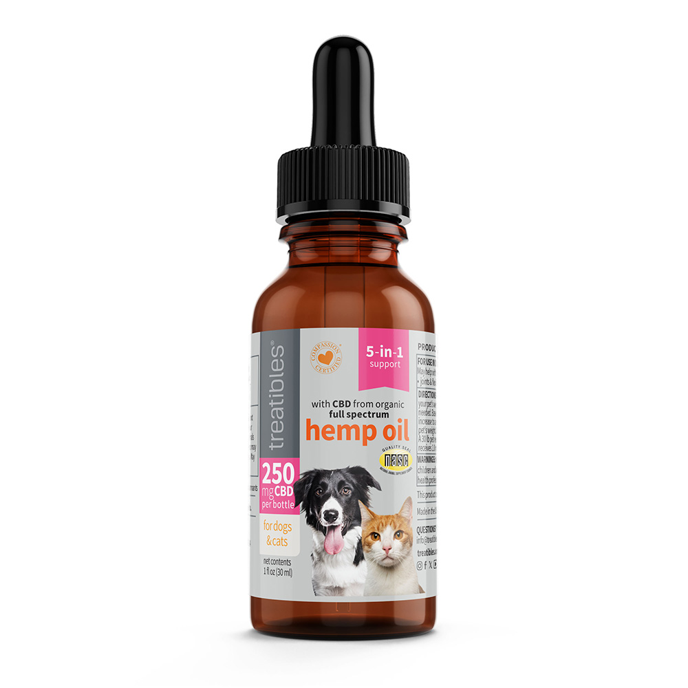 27922-01 250 mg Oil Dropper - Canine Feline_Front